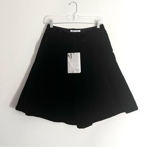 Cecilie Bahnsen black sculptural voluminous high waist shorts